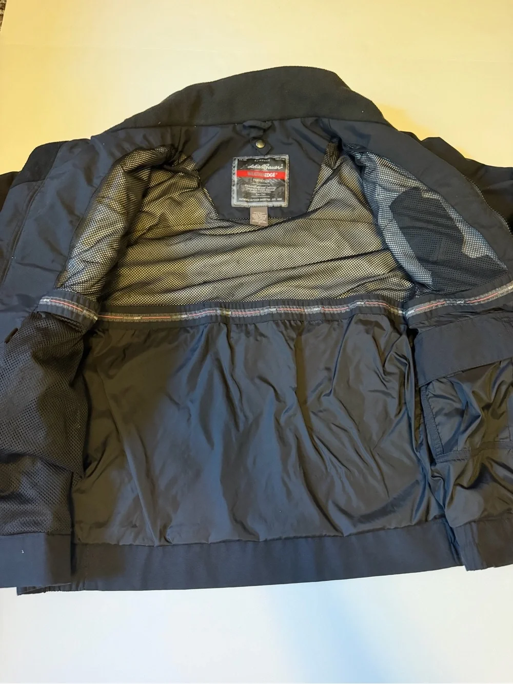 Eddie Bauer Men's Black Windbreaker Jacket
